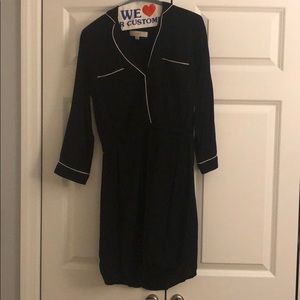 Simple black work dress